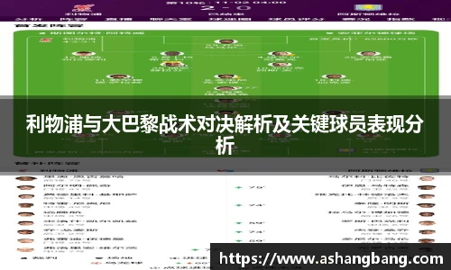 利物浦与大巴黎战术对决解析及关键球员表现分析